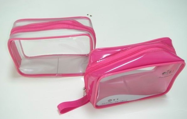 clear pvc cosmetic bag